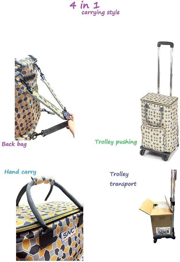 Insulated Shopping Bag With Wheels