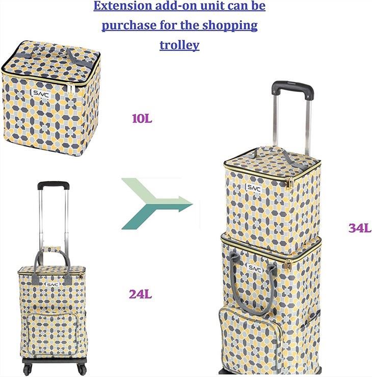 Insulated Shopping Bag With Wheels