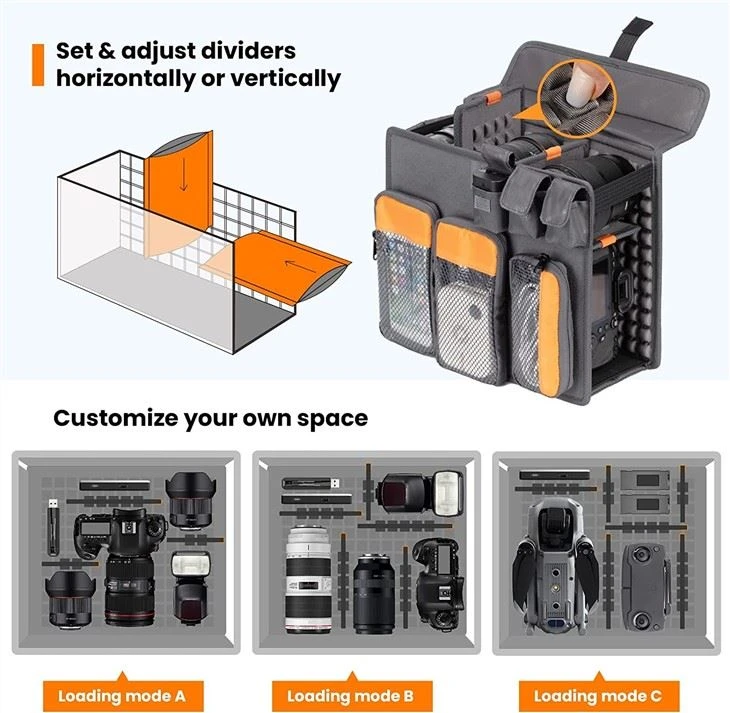 3-in-1 Camera Backpack