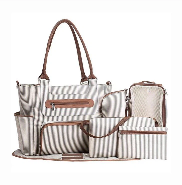 7-Pieces Set Diaper Bag