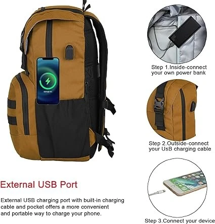 Travel Laptop Canvas Backpack